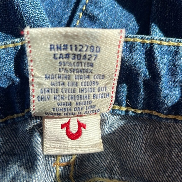 True Religion W25 Billy tab pocket stretch blue jeans - Picture 7 of 9